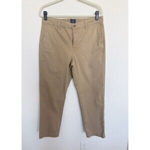 J Crew Women’s High Rise Classic Girlfriend Chino Pants Size 10 Camel Color
